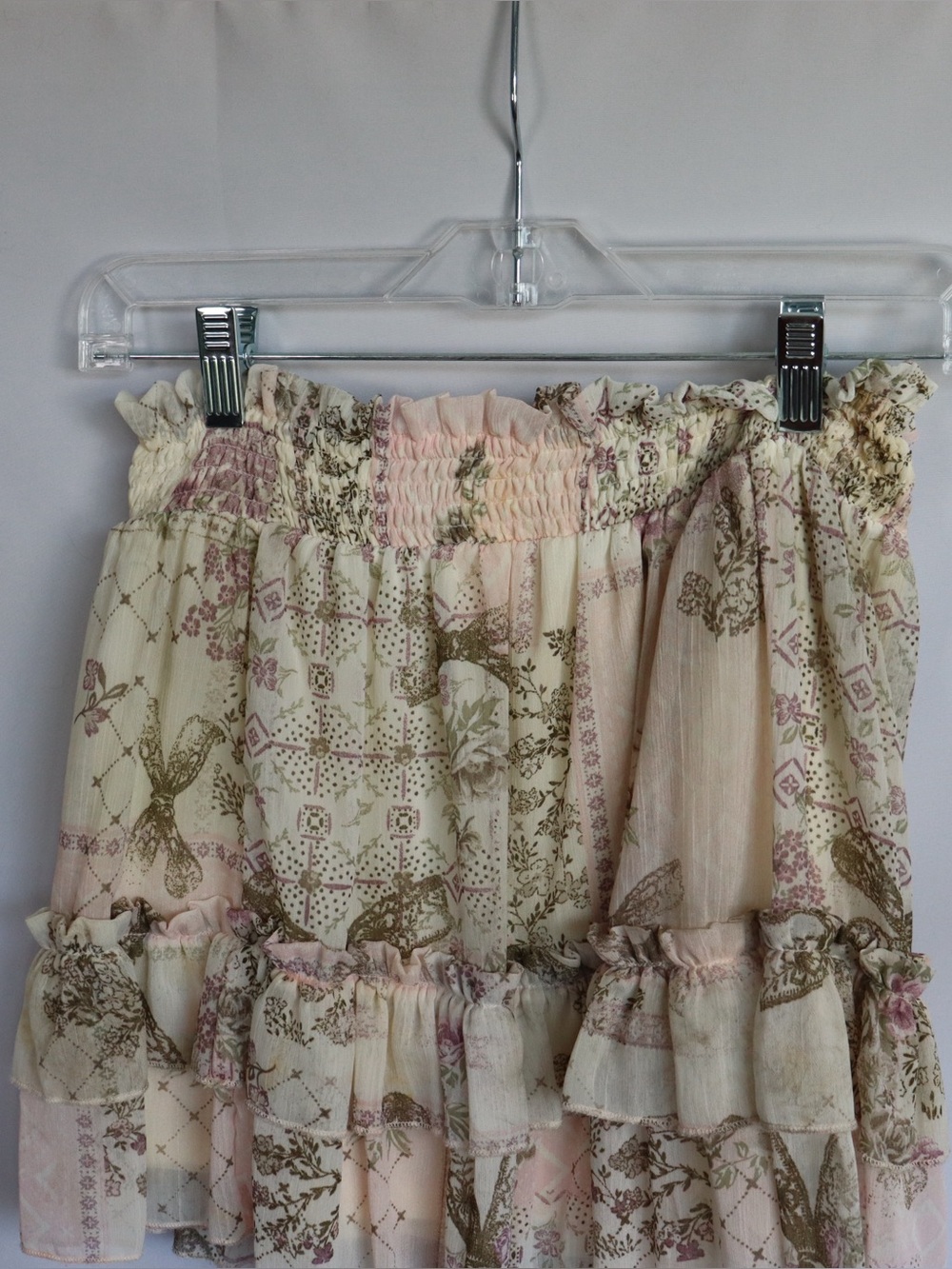 Ardene Floral Ruffle Mini Skirt Women’s Size Small Cottagecore The Boys - Picture 6 of 7